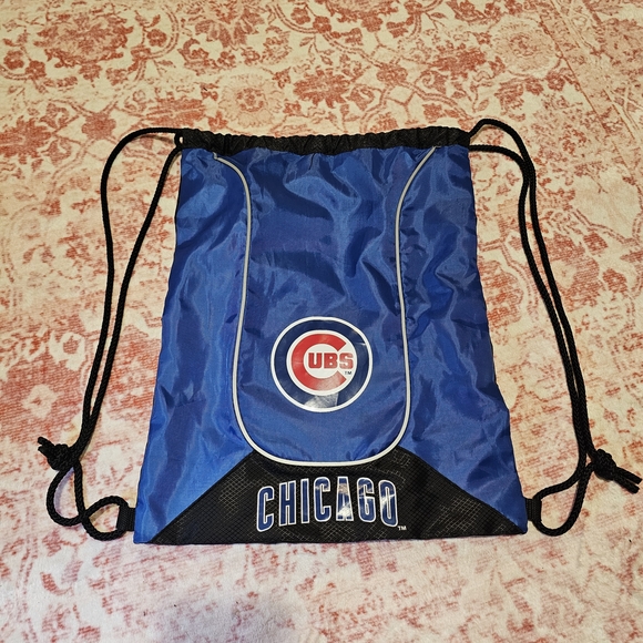 Chicago Cubs Drawstring Backpack - Picture 1 of 3